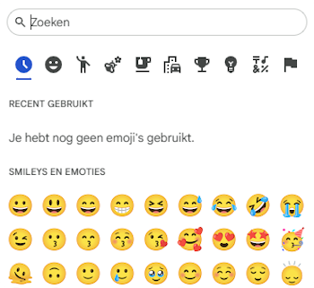 Emoticon kiezen Emoticon kiezen